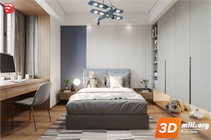 Children Room Scenes Skp FIles 